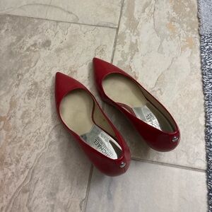 Michael Kors Red Leather Heels